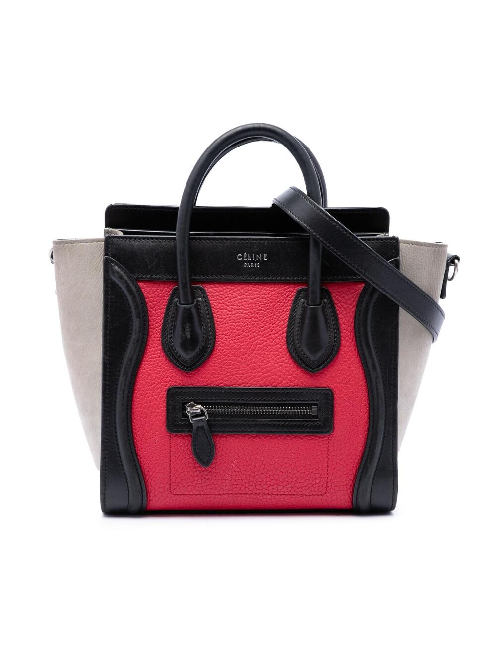 Celine Nano Tricolor Nubuck And #347888C90B